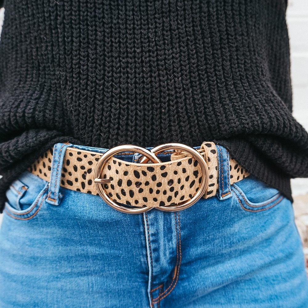 Animal Print Belt
